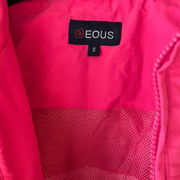 New! Eous pink small equestrian riding snow jacket - Picture 6 of 12